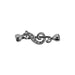 COLPO & ZILIO S.P.A. 18K White Treble Clef Lobster Clasp 18K White Treble Clef Lobster Clasp