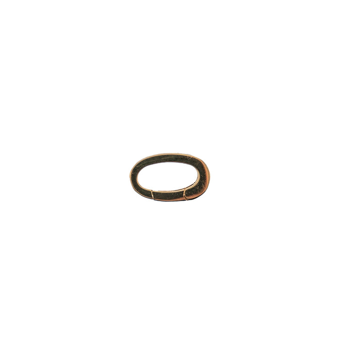 COLPO & ZILIO S.P.A. 18K Yellow Oval Push Clasp 18K Yellow Oval Push Clasp