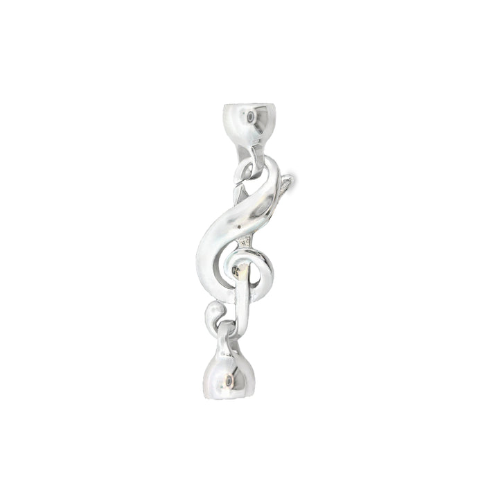 COLPO & ZILIO S.P.A. Sterling Silver Treble Clef Clasp Sterling Silver Treble Clef Clasp
