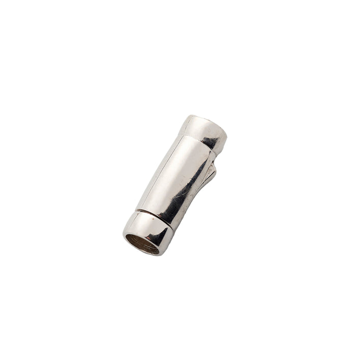 Euromep Sterling Silver Push Release Barrel Clasp Sterling Silver Push Release Barrel Clasp