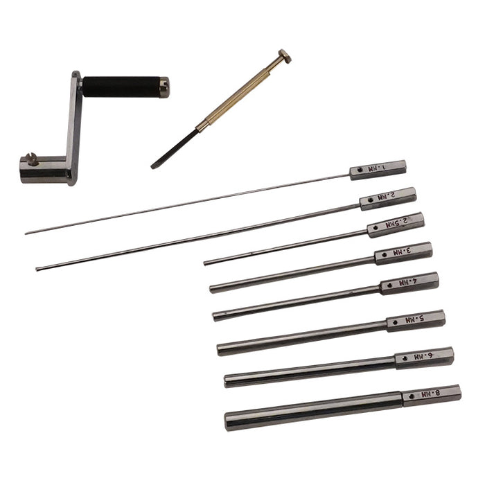 Myron Toback Inc. Hand Coiler with Standard Mandrels - 8 Pc Hand Coiler with Standard Mandrels - 8 Pc