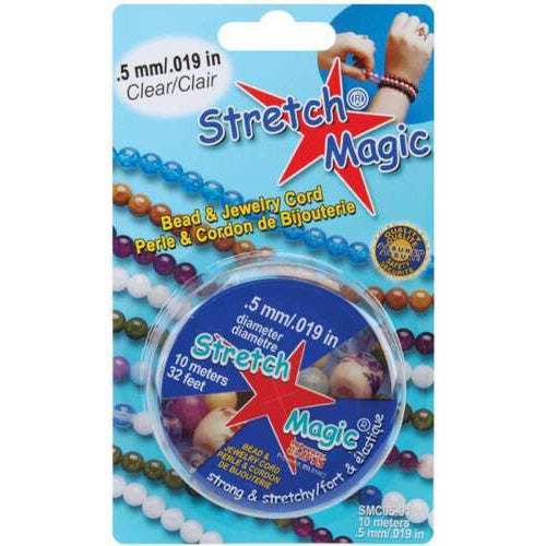 Myron Toback Inc. 0.5MM (10M Spool) Stretch Magic Clear Stretch Magic Clear