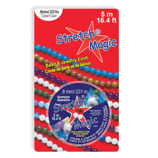 Myron Toback Inc. 0.8MM (5M Spool) Stretch Magic Clear Stretch Magic Clear