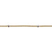 Myron Toback Inc. 14/20 Gold-Filled 2.7MM Cable Chain w/ Silver Beads