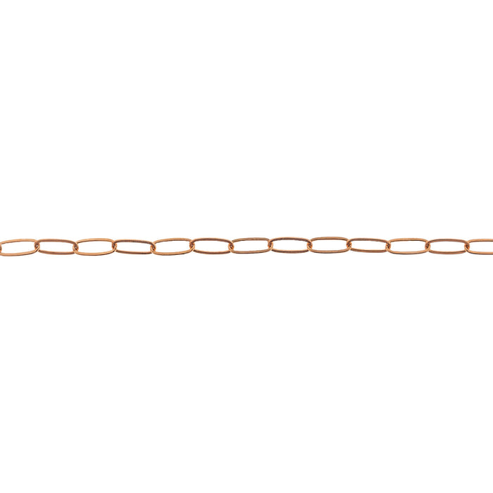 Myron Toback Inc. 14/20 Gold-Filled Pink 1.9MM Flat Elongated Cable 14/20 Gold-Filled Pink 1.9MM Flat Elongated Cable