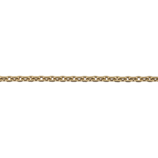 Myron Toback Inc. 14/20 Gold-Filled Yellow 2MM Flat Cable Chain 14/20 Gold-Filled Yellow 2MM Flat Cable Chain