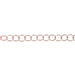Myron Toback Inc. 14/20 Pink Gold-Filled 3.4MM Cable Chain 14/20 Pink Gold-Filled 3.4MM Cable Chain