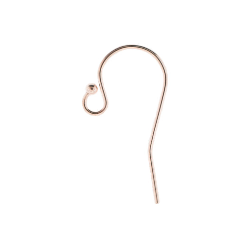 Myron Toback Inc. 14/20 Pink Gold-Filled Ear Wire with Ball