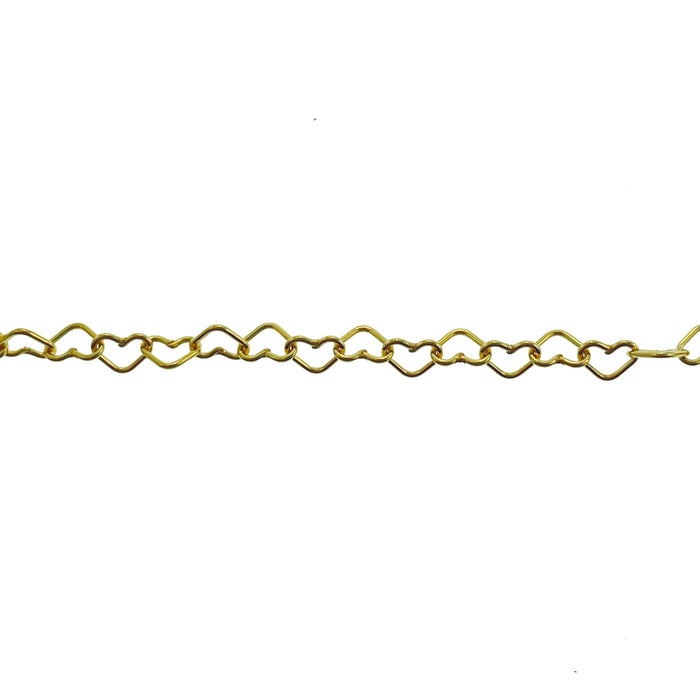 14/20 Yellow Gold-Filled 3.2MM Heart Chain  Myron Toback Inc. 14/20 Yellow Gold-Filled 3.2MM Heart Chain