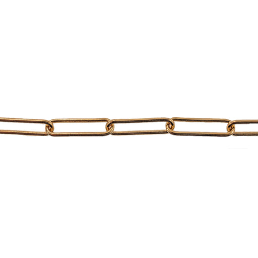 Myron Toback Inc. 14/20 Yellow Gold-Filled 4MM Elongated Cable Chain 14/20 Yellow Gold-Filled 4MM Elongated Cable Chain