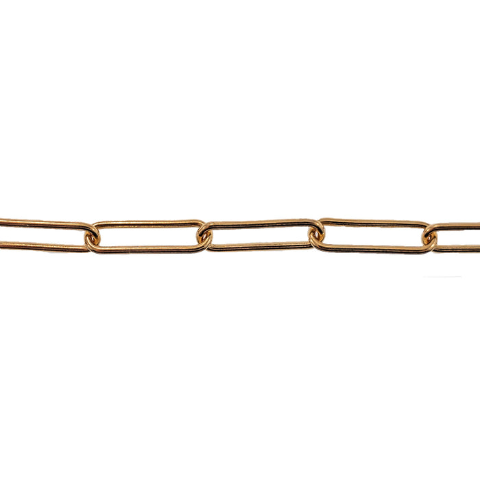 Myron Toback Inc. 14/20 Yellow Gold-Filled 4MM Elongated Cable Chain 14/20 Yellow Gold-Filled 4MM Elongated Cable Chain