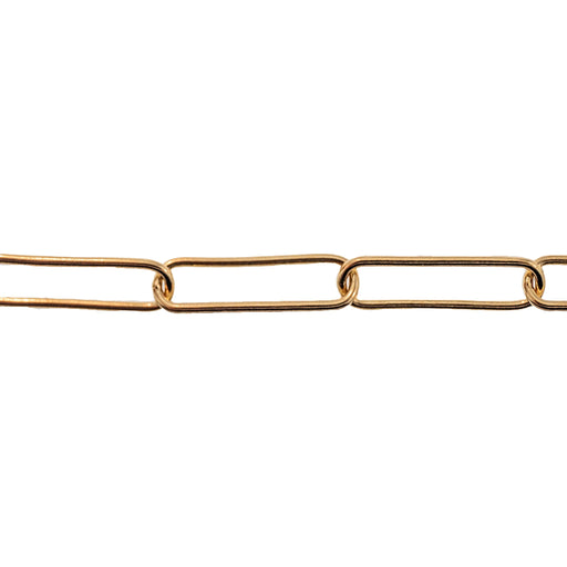 Myron Toback Inc. 14/20 Yellow Gold-Filled 5.3MM Elongated Cable Chain 14/20 Yellow Gold-Filled 5.3MM Elongated Cable Chain