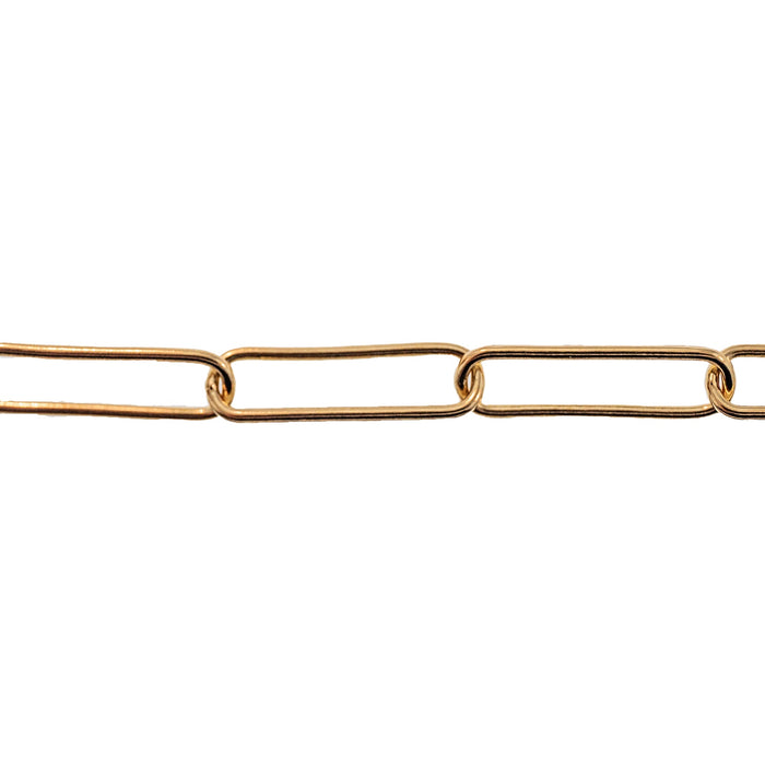Myron Toback Inc. 14/20 Yellow Gold-Filled 5.3MM Elongated Cable Chain 14/20 Yellow Gold-Filled 5.3MM Elongated Cable Chain