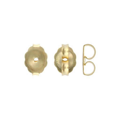 Myron Toback Inc. 14/20 Yellow Gold-Filled 5MM Large Earring Back 5MM Large Earring Back