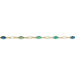 Myron Toback Inc. 14/20 Yellow Gold-Filled Blue & Green Resin Chain Blue & Green Resin Chain