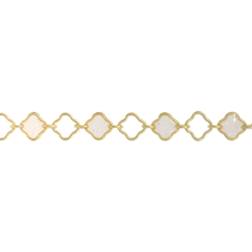 Myron Toback Inc. 14/20 Yellow Gold-Filled Clover Opal Chain Clover Opal Chain