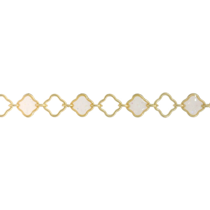 Myron Toback Inc. 14/20 Yellow Gold-Filled Clover Opal Chain Clover Opal Chain