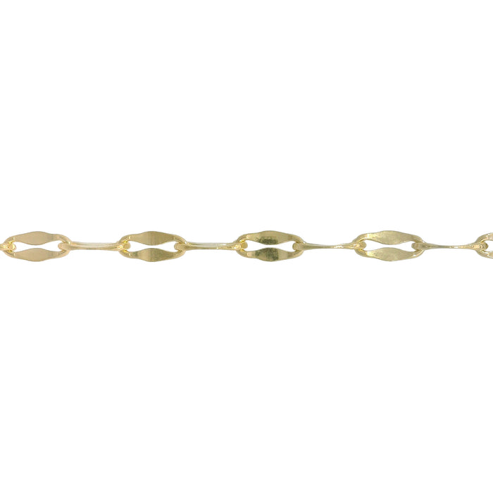 Myron Toback Inc. 14/20 Yellow Gold-Filled Double Plaque Chain Double Plaque Chain