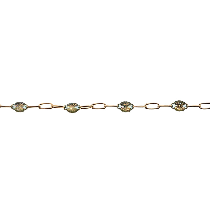 Myron Toback Inc. 14/20 Yellow Gold-Filled Emerald Elongated Cable Chain 14/20 Yellow Gold-Filled Emerald Elongated Cable Chain
