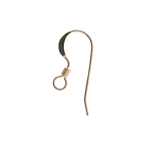 Myron Toback Inc. 14/20 Yellow Gold-Filled Fish Hook Earring