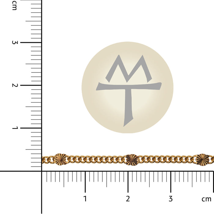 Myron Toback Inc. 14/20 Yellow Gold-Filled Gold-Filled Curb Satellite Chain Gold-Filled Curb Satellite Chain