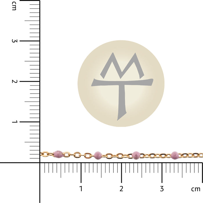 Myron Toback Inc. 14/20 Yellow Gold-Filled Lilac Flat Cable Chain 14/20 Yellow Gold-Filled Lilac Flat Cable Chain