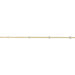 Myron Toback Inc. 14/20 Yellow Gold-Filled Satellite Chain w/ Sterling Silver Beads Satellite Chain w/ Sterling Silver Beads