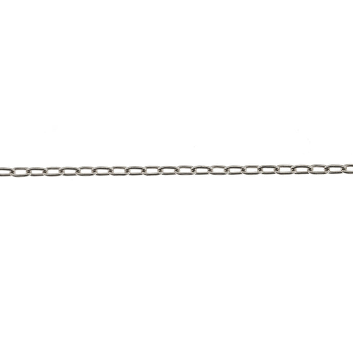 Myron Toback Inc. 14K White 1.4MM Drawn Cable Chain 1.4MM Drawn Cable Chain