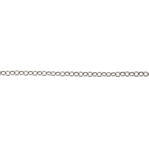 Myron Toback Inc. 14K White 1.5MM Cable Chain
