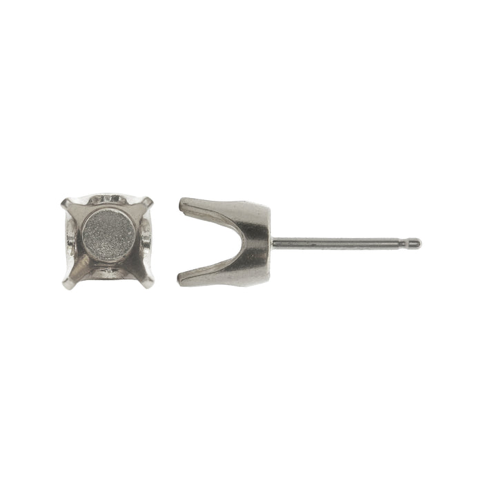 Myron Toback Inc. 14K White / 10Pt 4 Prong Diamond Stud Post Earring 4 Prong Diamond Stud Post Earring