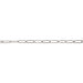 Myron Toback Inc. 14K White 2.1MM Elongated Flat Cable Chain 2.1MM Elongated Flat Cable Chain