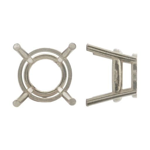Myron Toback Inc. 14K White / 2.25mm (5Pt) Round Wire Basket Setting Round Wire Basket Setting