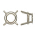 Myron Toback Inc. 14K White / 2.25mm (5Pt) Round Wire Basket Setting Round Wire Basket Setting