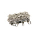 Myron Toback Inc. 14K White / 4 Strand Filigree Lock Filigree Lock