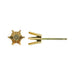 Myron Toback Inc. 14K Yellow / 20Pt 6 Prong Stud Earring 6 Prong Stud Earring