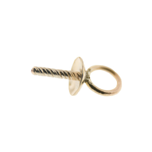 Myron Toback Inc. 14K Yellow 3.5MM Pearl Drop Bail