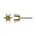 Myron Toback Inc. 14K Yellow / 50Pt 6 Prong Stud Earring 6 Prong Stud Earring