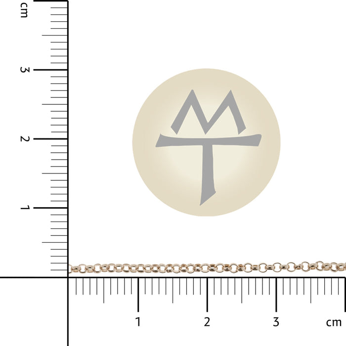 Myron Toback Inc. 18K Yellow 1.4MM Rolo Chain