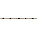 Myron Toback Inc. G/F Cable Chain W Black Resin Long G/F Cable Chain W Black Resin Long