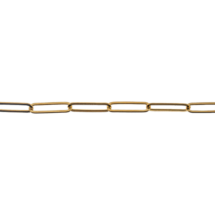 Myron Toback Inc. Gold Filled Elongated Flat Cable Chain Gold Filled Elongated Flat Cable Chain