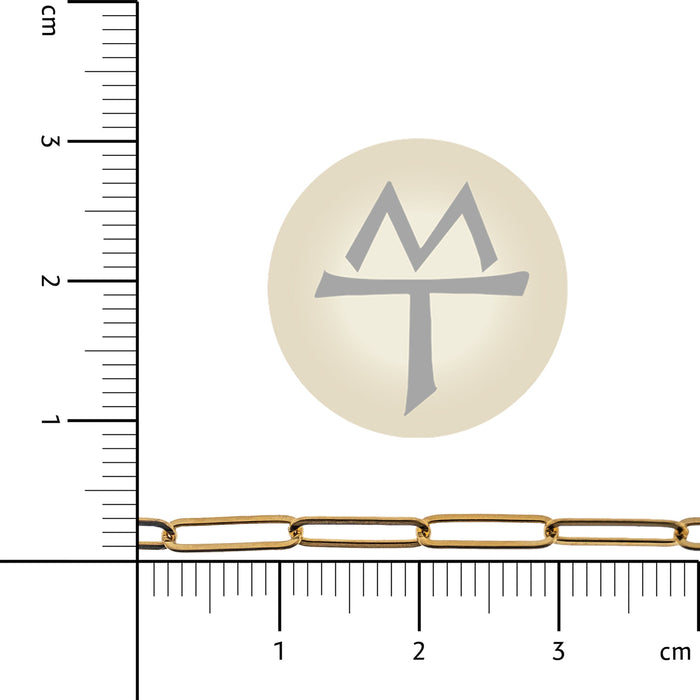 Myron Toback Inc. Gold Filled Elongated Flat Cable Chain Gold Filled Elongated Flat Cable Chain