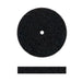 Myron Toback Inc. Medium (Black) Silicone Flat Edge Wheel        (10 Pieces)