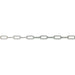Myron Toback Inc. Platinum 1.6MM Elongated Cable Chain 1.6MM Elongated Cable Chain
