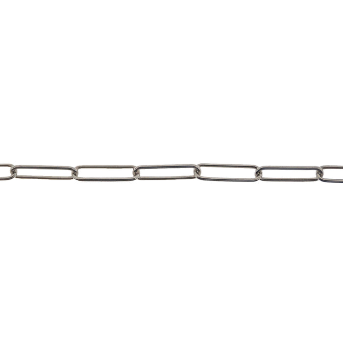 Myron Toback Inc. Platinum 2.8MM Elongated Cable Chain Platinum 2.8MM Elongated Cable Chain