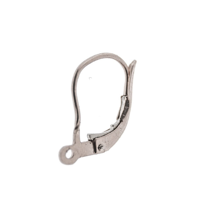 Myron Toback Inc. Platinum Lever Backs with Ring Lever Backs with Ring