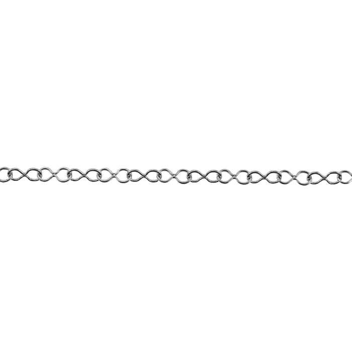 Myron Toback Inc. Sterling Silver 1.9MM Infinity Chain 1.9MM Infinity Chain
