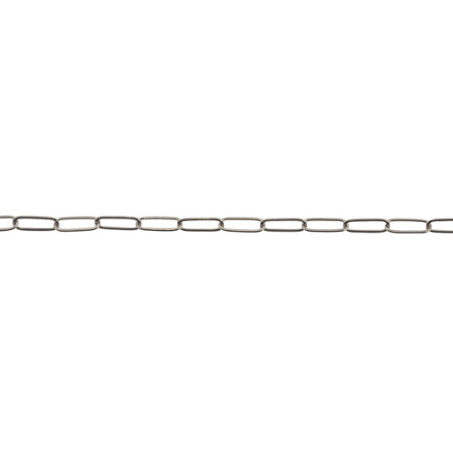 Myron Toback Inc. Sterling Silver 2.1MM Elongated Flat Cable Chain Sterling Silver 2.1MM Elongated Flat Cable Chain