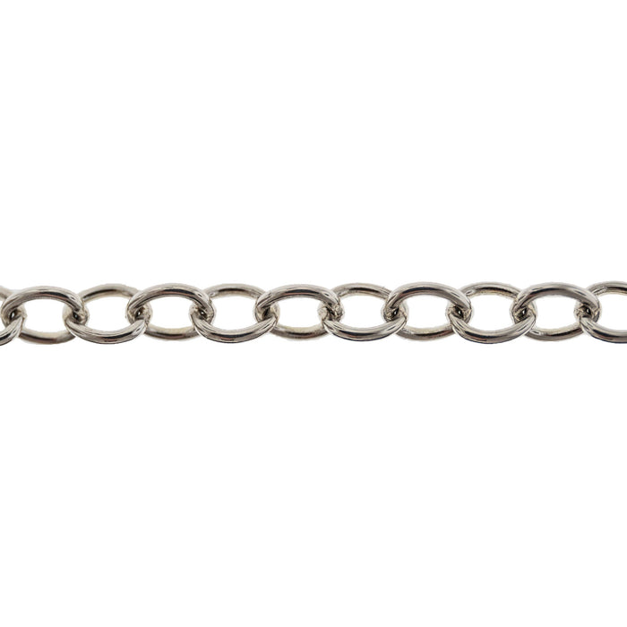 Myron Toback Inc. Sterling Silver 5.9MM Cable Chain 5.9MM Cable Chain