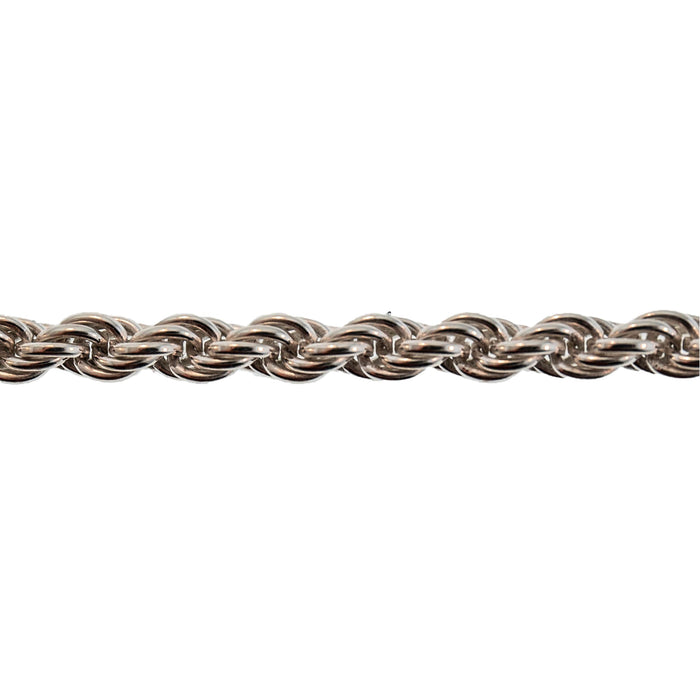 Myron Toback Inc. Sterling Silver 5MM Rope Chain