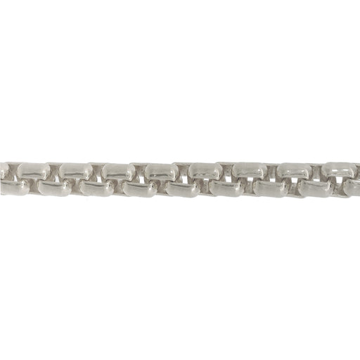 Myron Toback Inc. Sterling Silver 5MM Rounded Box Chain 5MM Rounded Box Chain